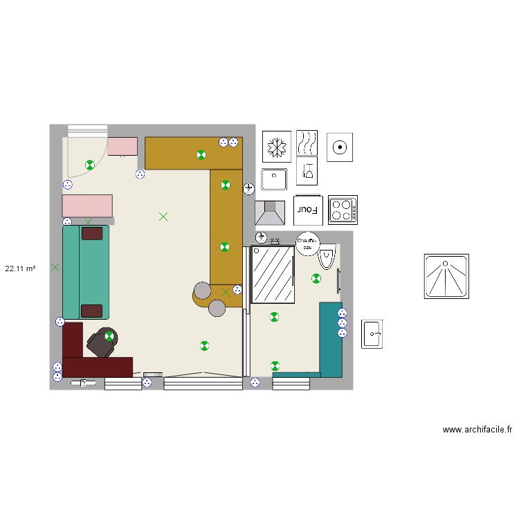 plan ooo. Plan de 0 pièce et 0 m2