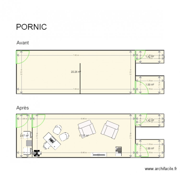 PORNIC. Plan de 0 pièce et 0 m2