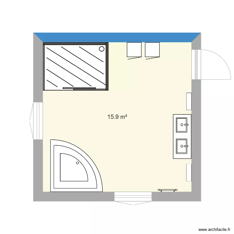 SALLE DE BAIN. Plan de SALLE DE BAIN. Plan de