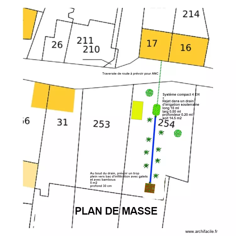 Monceau hypoth&egrave;se 2. Plan de 