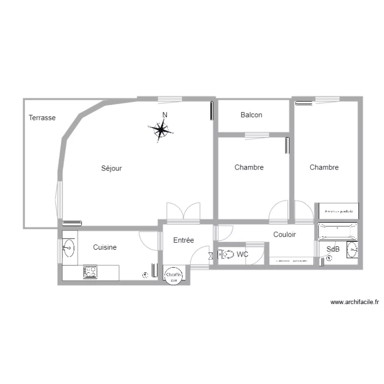 1 M Luce. Plan de 