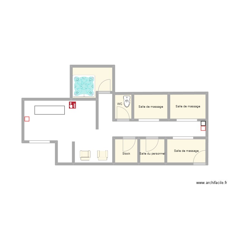 LA MAISON DU MASSAGE. Plan de 0 pièce et 0 m2
