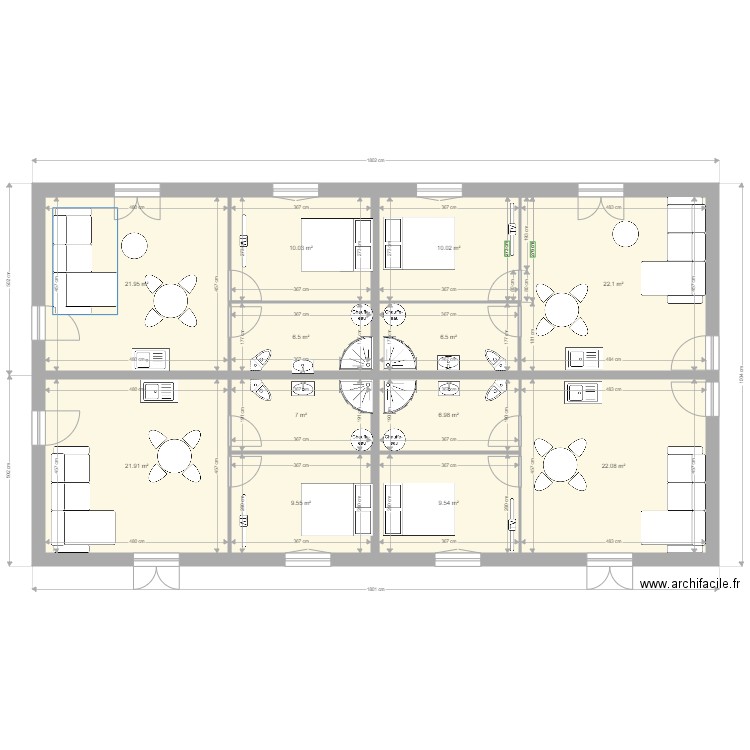 david 4. Plan de 0 pièce et 0 m2