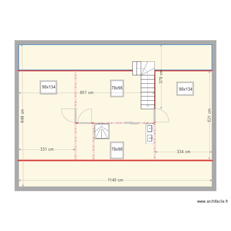 douchet. Plan de 0 pièce et 0 m2