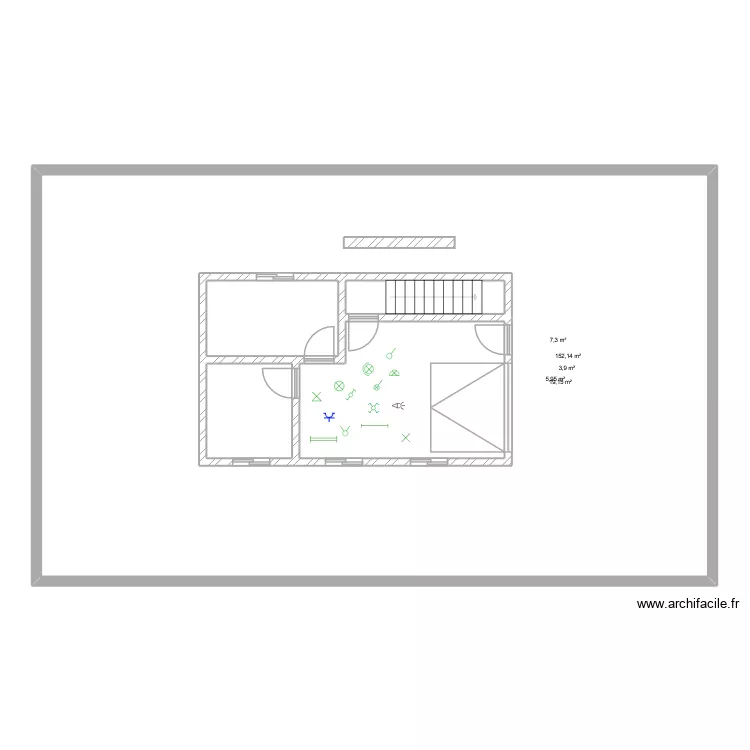 A31. Plan de 5  et 233 m²