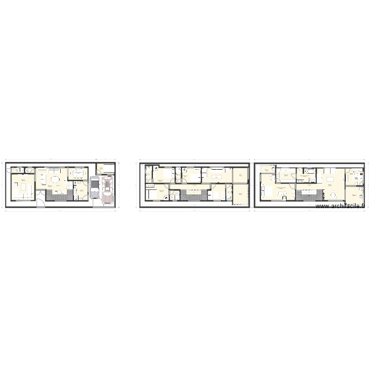 obambi. Plan de 31 pièces et 701 m2