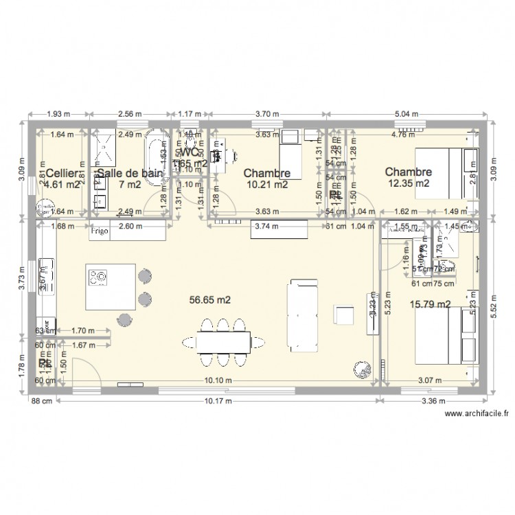 fouesnant maison 1. Plan de 0 pièce et 0 m2