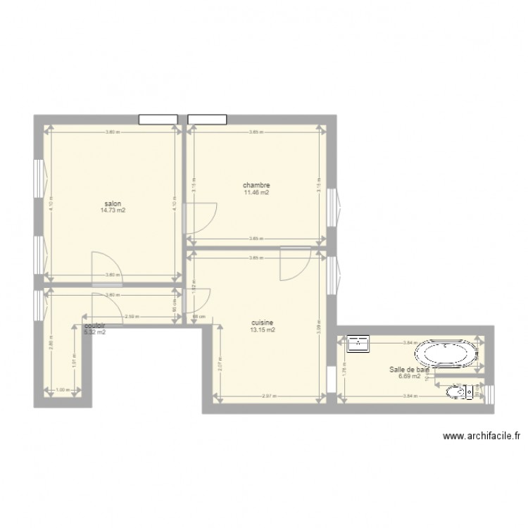 Bois Tordu. Plan de 0 pièce et 0 m2