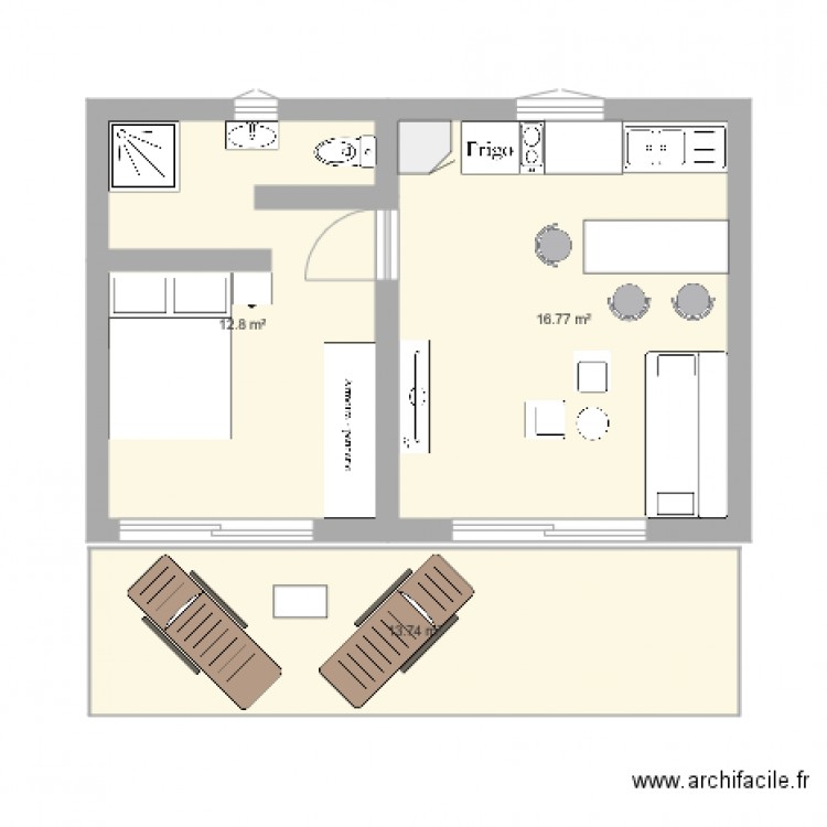 Capo Bungalow. Plan de 0 pièce et 0 m2