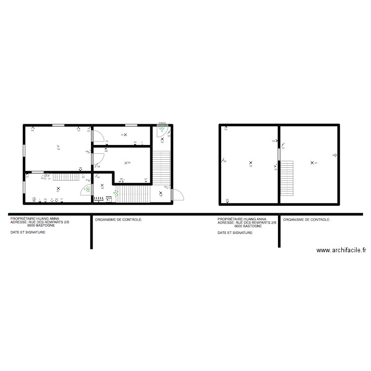 APPART ANNA 2B. Plan de 7 pièces et 274 m2