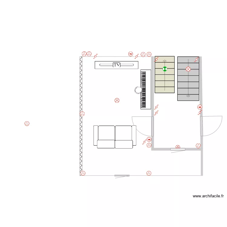 elec sale de jeux e. Plan de 