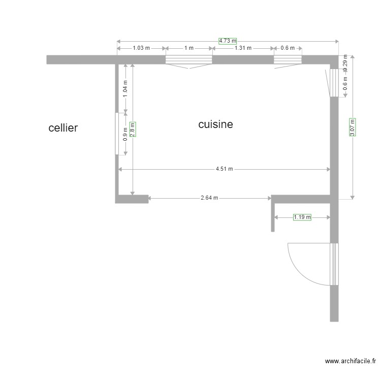 BARON FRANCOIS CUISINE. Plan de 0 pièce et 0 m2