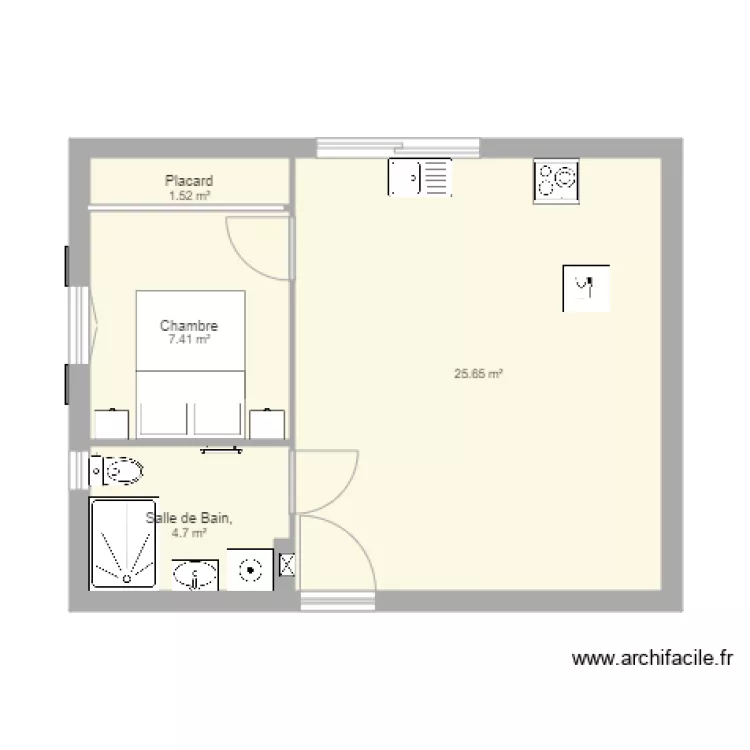 Bureau. Plan de Bureau. Plan de