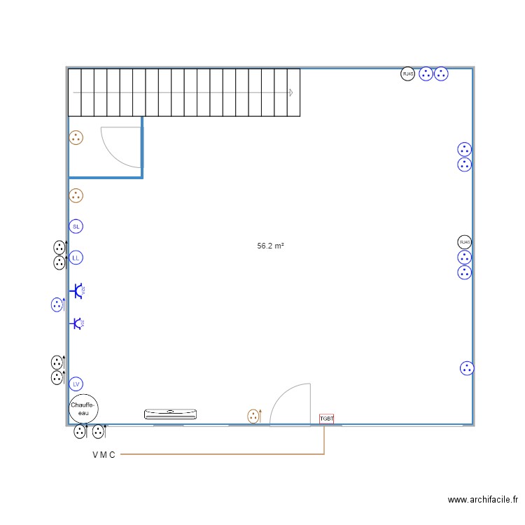 fredy 3 circuit spe +PC RDC. Plan de 0 pièce et 0 m2