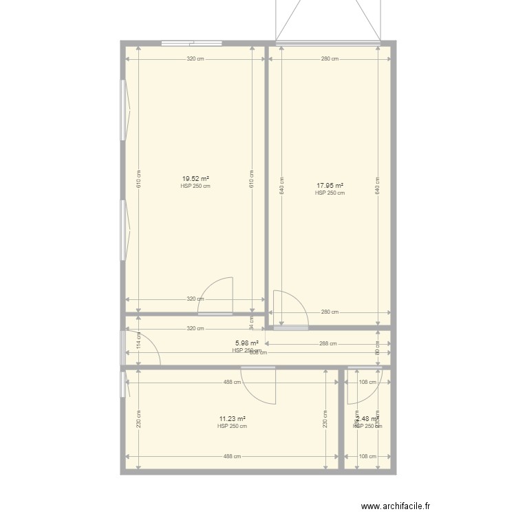 corme. Plan de 0 pièce et 0 m2