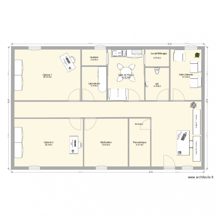CABINET DENTAIRE V. Plan de 0 pièce et 0 m2