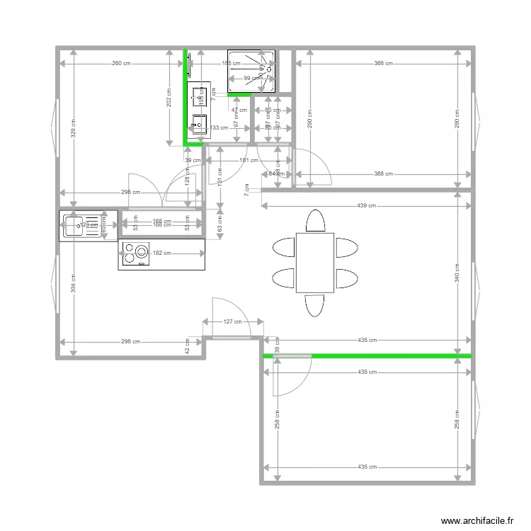 11 lt Quinsonnas apr&egrave;s. Plan de 