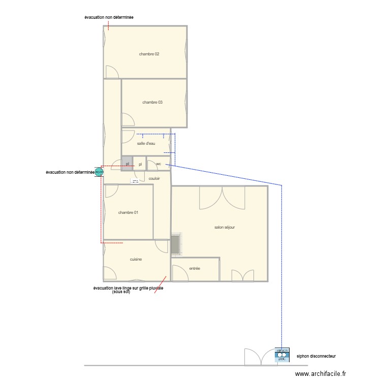 BRISSEZ ass 1397. Plan de 11 pièces et 110 m2