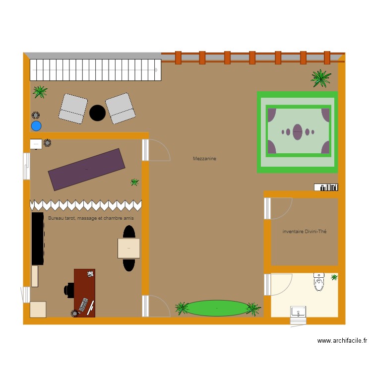 Mezzanine maison de rêve. Plan de 0 pièce et 0 m2