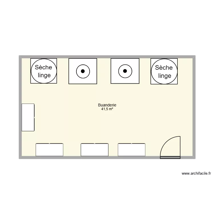 plan ecole buanderie. Plan de 