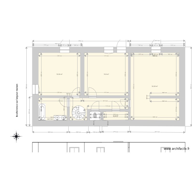 Maison de ferme v3. Plan de 0 pièce et 0 m2