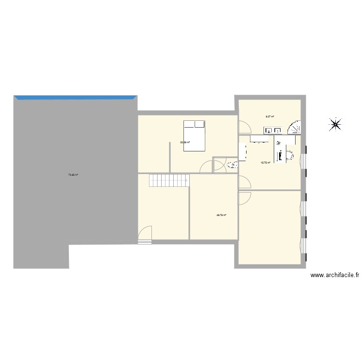 maison élévation 2. Plan de 0 pièce et 0 m2