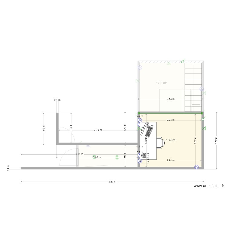 chambre Mya. Plan de 0 pièce et 0 m2