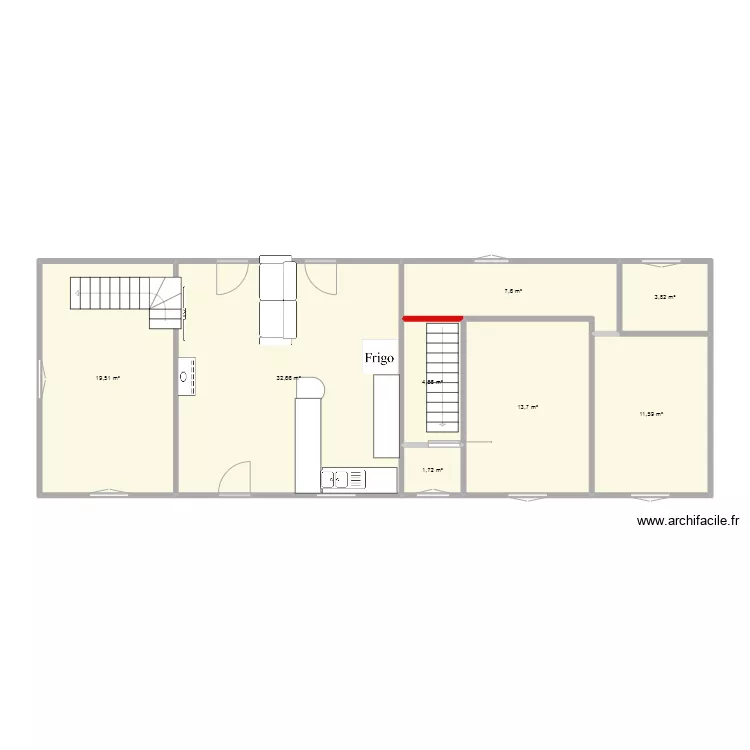 maison prudhomat 2. Plan de 