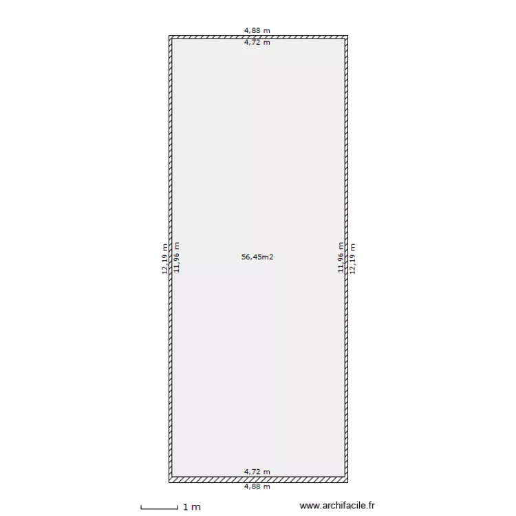 2 Conteneurs collés 40" 56.45 m2 isolé. Plan de 2 Conteneurs collés 40" 56.45 m2 isolé. Plan de