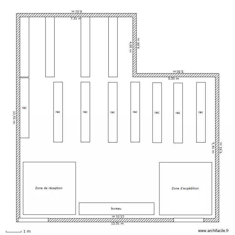 Entrepot  BIP Pharma. Plan de 