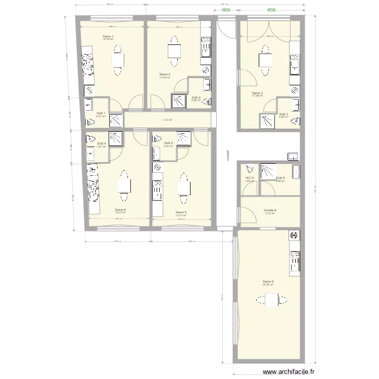 Projet locatif Cusset V3. Plan de Projet locatif Cusset V3. Plan de