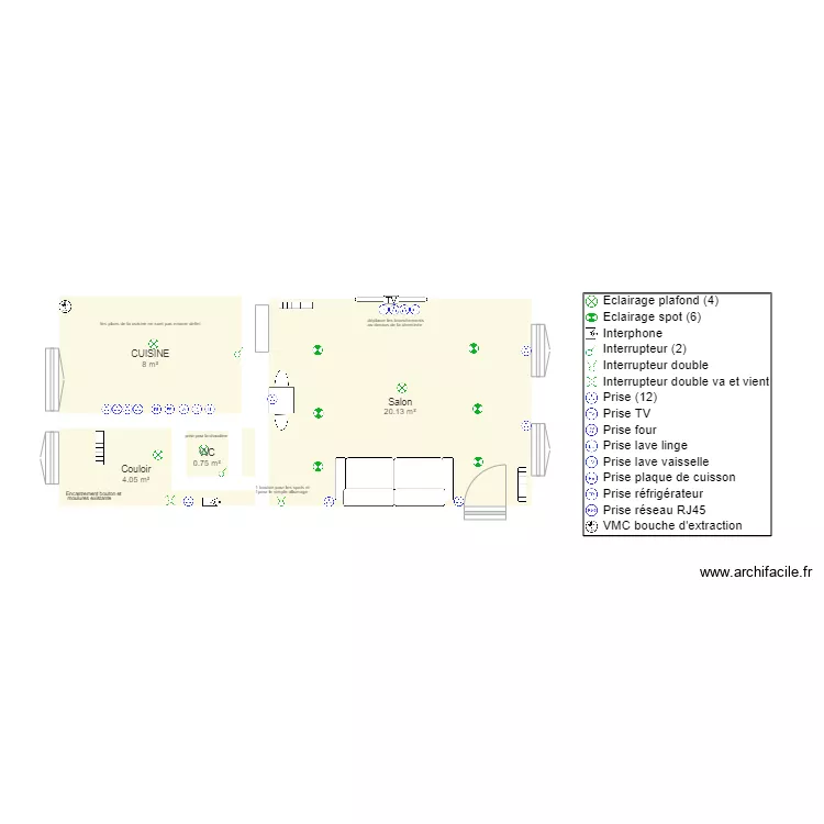 catel appart. Plan de catel appart. Plan de