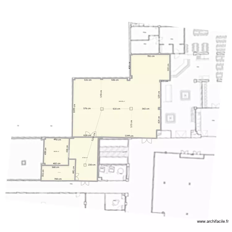 cia ATELIER-am&egrave;nagement. Plan de 