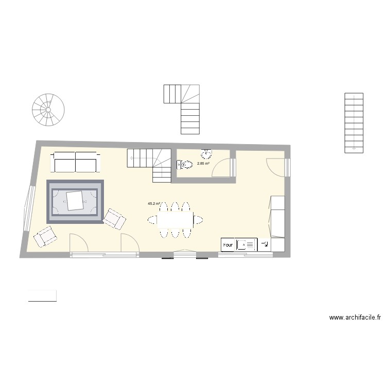 Garenne. Plan de 0 pièce et 0 m2