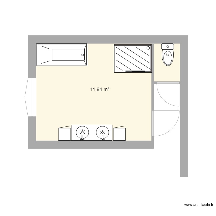 CAZE. Plan de 0 pièce et 0 m2