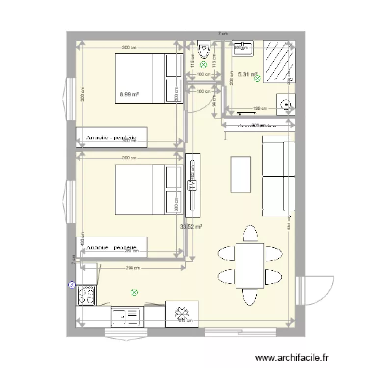 apartement. Plan de apartement. Plan de