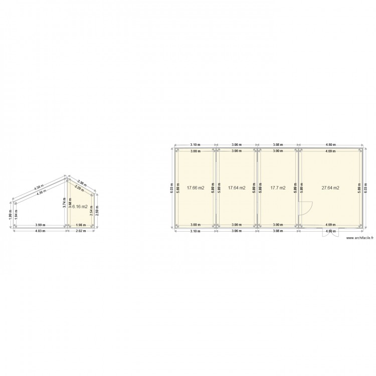 garage 1. Plan de 0 pièce et 0 m2