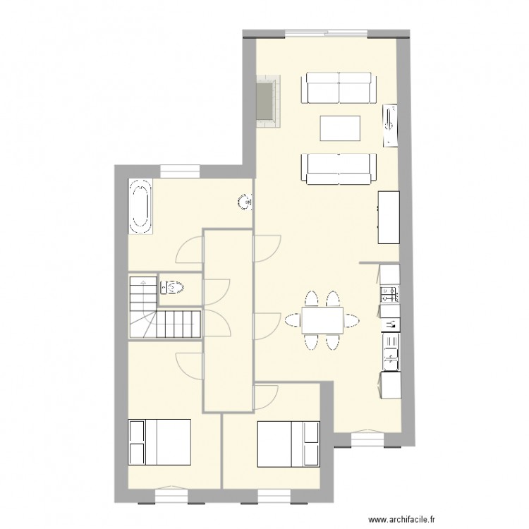 Lelièvre . Plan de 0 pièce et 0 m2