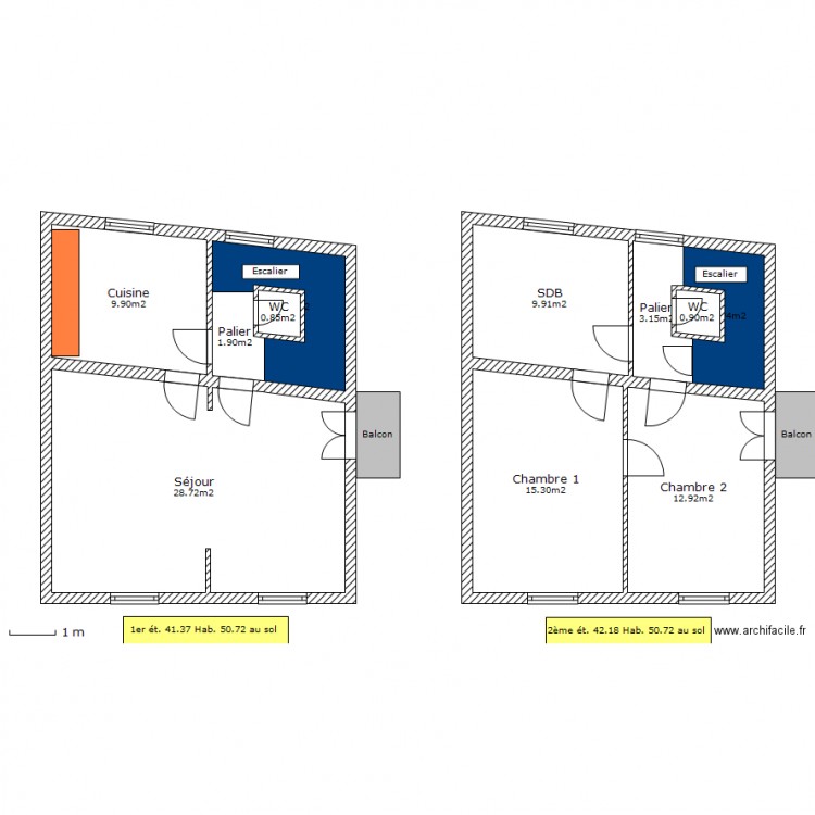 DELAFOY. Plan de 0 pièce et 0 m2
