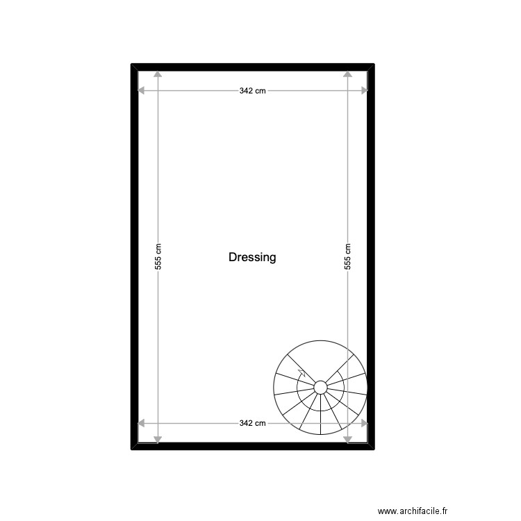 22 aboutir. Plan de 8 pièces et 66 m2