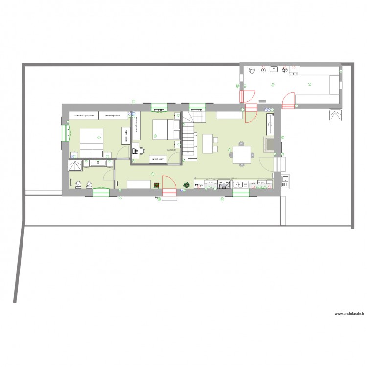 villa delle rose 24. Plan de 0 pièce et 0 m2