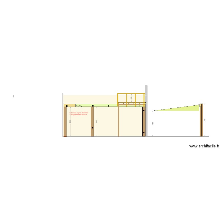 Arche Auvent 3. Plan de 0 pièce et 0 m2