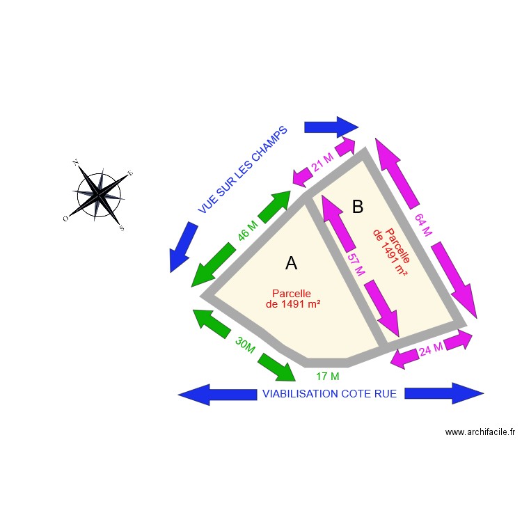 marchal 2. Plan de 0 pièce et 0 m2