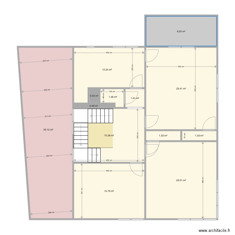 Raquette 1er. Plan de 0 pièce et 0 m2