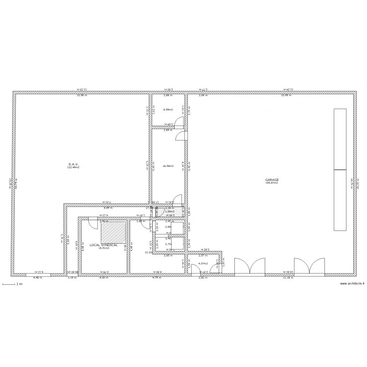 Garage Condat. Plan de 0 pièce et 0 m2