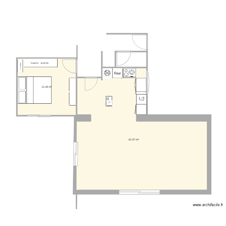 maison extension. Plan de 0 pièce et 0 m2