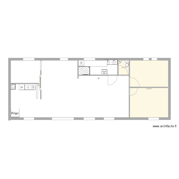 maison. Plan de 0 pièce et 0 m2