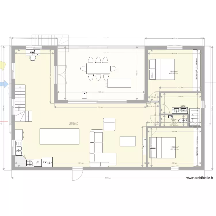 MAISON 2. Plan de 