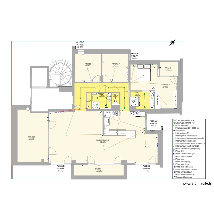 Plan Open Sky TMA v10_ electrique. Plan de 0 pièce et 0 m2