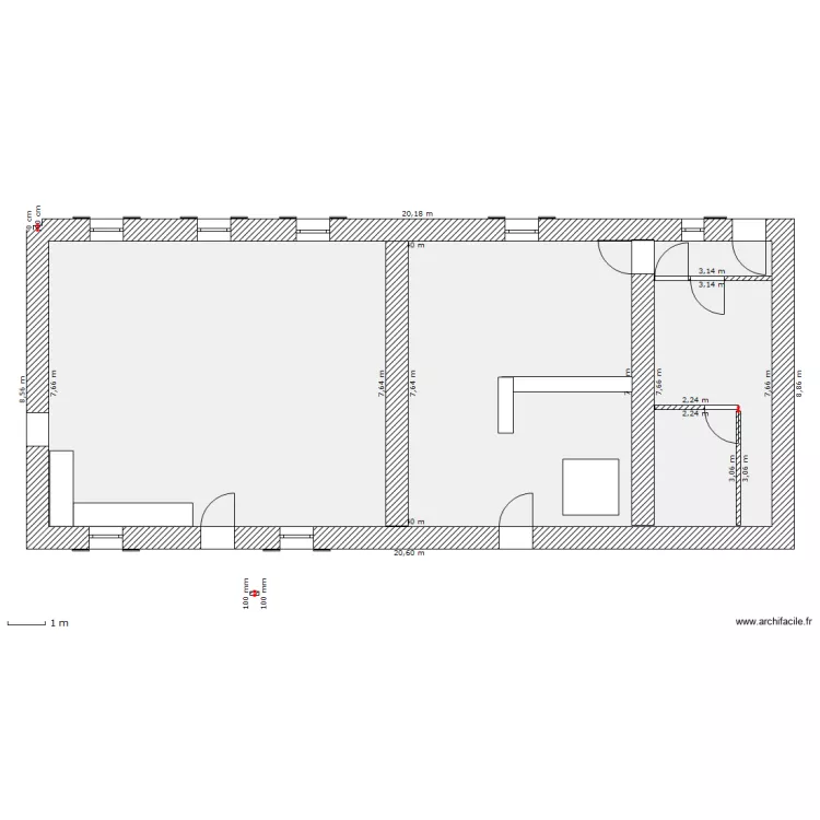 maison. Plan de 